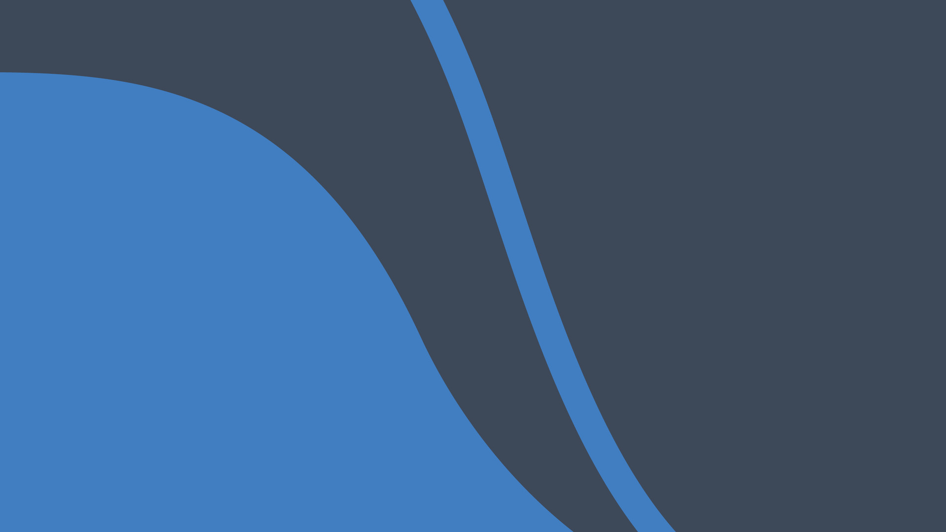 Abstrakte Grafik aus blauen, geschwungenen Formen auf dunkelgrauem Hintergrund, die die Präzision und die zukunftsorientierte Formensprache unserer architektonischen Lösungen widerspiegelt.