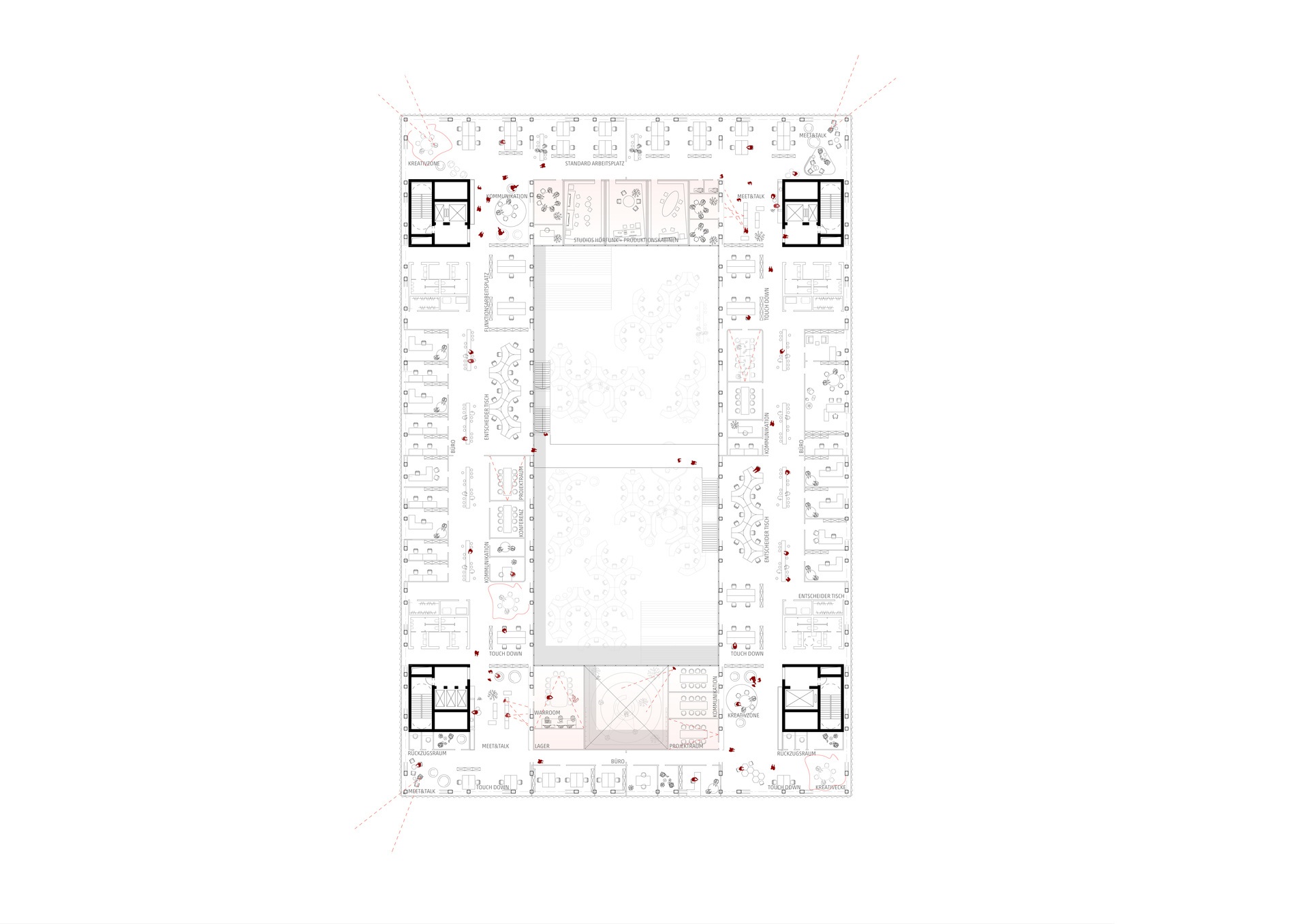 Floor Plan, 5th Floor, Publish & Distribution